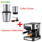 BioloMix 20 Bar Italian Type Espresso Coffee Maker Machine with Milk Frother Wand for Espresso, Cappuccino, Latte and Mocha