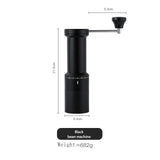 Aluminum Manual Coffee grinder Stainless steel Burr grinder Conical Coffe bean miller Manual Coffee Milling machine