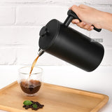 Free shipping French Press Coffee Make Tea Coffee Pots HEALTH TEA MAKER Coffee Filter Thermal Pot Frozen Kettle moca pot